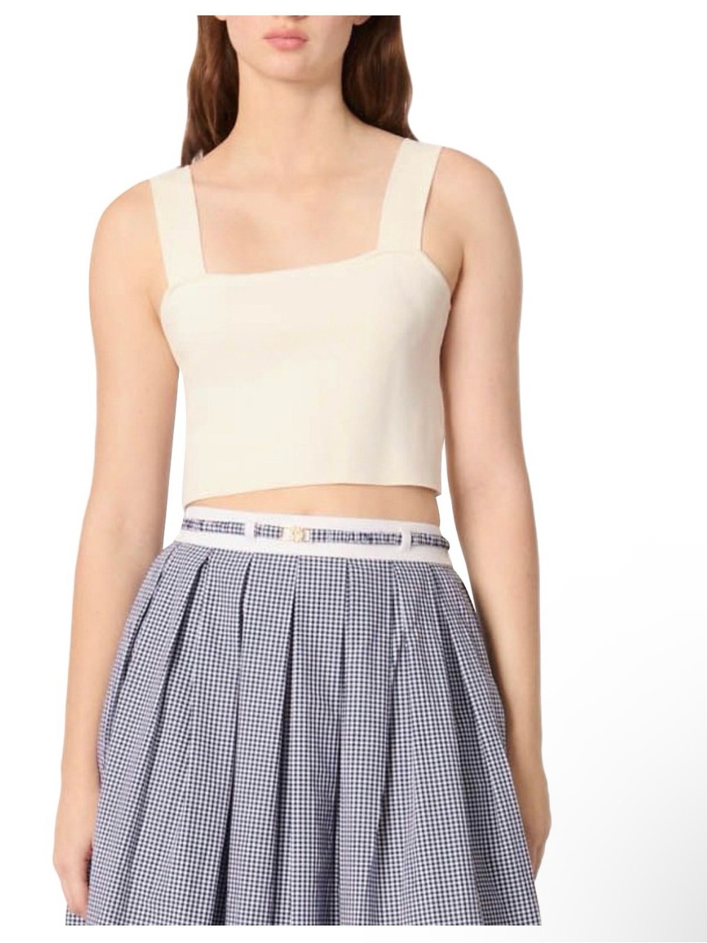Maje knit crop top